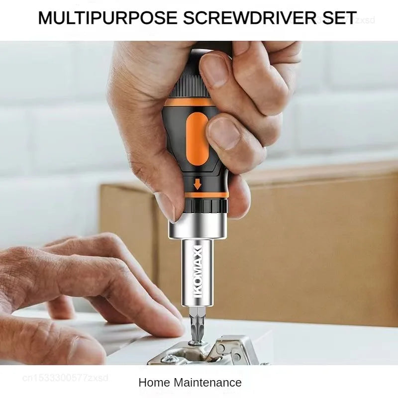 Xiaomi 9 in 1 Adjustable Ratcheting Screwdriver Set Magnetic Nut Driver Tools Multifunctional Electronic Repair Hand Screwdriver