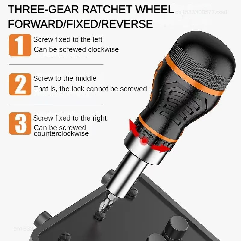 Xiaomi 9 in 1 Adjustable Ratcheting Screwdriver Set Magnetic Nut Driver Tools Multifunctional Electronic Repair Hand Screwdriver